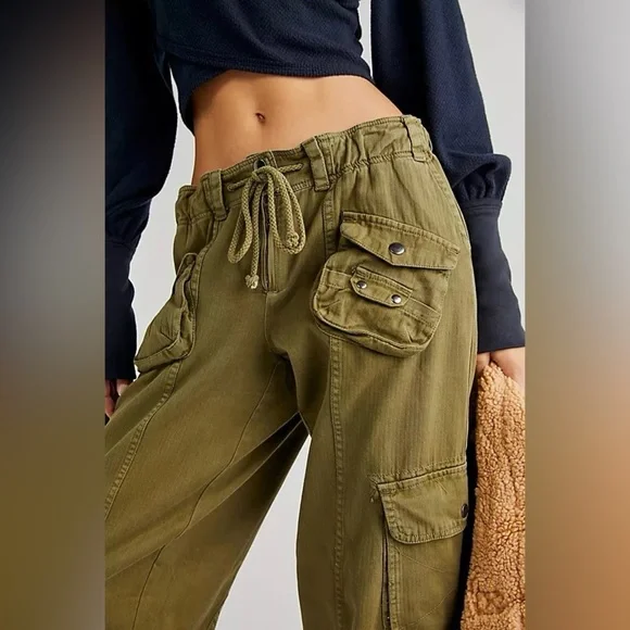 Free People Tahiti Cargo Pants - Picture 2 of 9